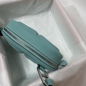 Hermès Поясная сумка «Свиной нос» Макарон-синий с внутренней отде