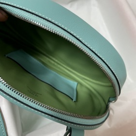 Hermès Поясная сумка «Свиной нос» Макарон-синий с внутренней отде