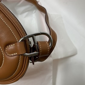 Hermès Pig Nose Waist Bag, Golden Brown Swift