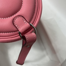Hermès Поясная сумка «Свиной нос» Летний розовый с оранжевой подк