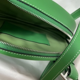Hermès Поясная сумка «Свиной нос» Зеленый бамбук с внутренней отд