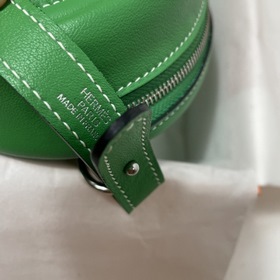Hermès Поясная сумка «Свиной нос» Зеленый бамбук с внутренней отд