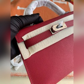 Hermès Kelly Mini сумка второго поколения, импортная кожа Epsom, 