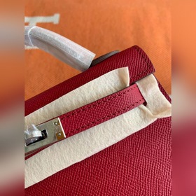 Hermès Kelly Mini сумка второго поколения, импортная кожа Epsom, 