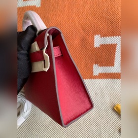 Hermès Kelly Mini сумка второго поколения, импортная кожа Epsom, 