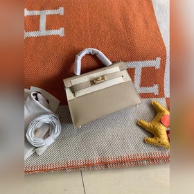 Hermès Kelly Mini сумка второго поколения, импортная кожа Epsom, 