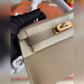 Hermès Kelly Mini сумка второго поколения, импортная кожа Epsom, 