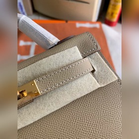 Hermès Kelly Mini сумка второго поколения, импортная кожа Epsom, 