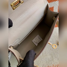 Hermès Kelly Mini сумка второго поколения, импортная кожа Epsom, 
