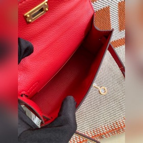 Hermès Kelly Mini сумка второго поколения, импортная кожа Epsom, 