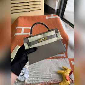 Hermès Kelly Mini сумка второго поколения, импортная кожа Epsom,