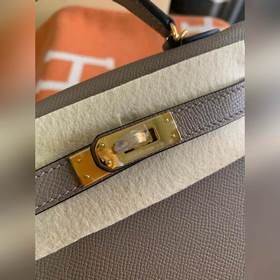 Hermès Kelly Mini сумка второго поколения, импортная кожа Epsom, 