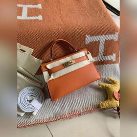 Hermès Kelly Mini сумка второго поколения, импортная кожа Epsom, 