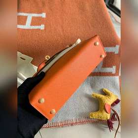 Hermès Kelly Mini сумка второго поколения, импортная кожа Epsom, 