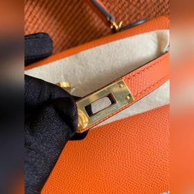 Hermès Kelly Mini сумка второго поколения, импортная кожа Epsom, 