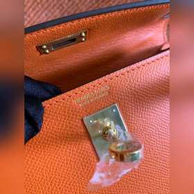 Hermès Kelly Mini сумка второго поколения, импортная кожа Epsom, 