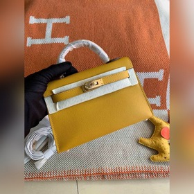 Hermès Kelly Mini сумка второго поколения, импортная кожа Epsom,