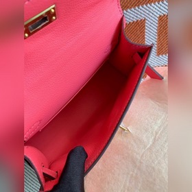 Hermès Kelly Mini сумка второго поколения, импортная кожа Epsom, 
