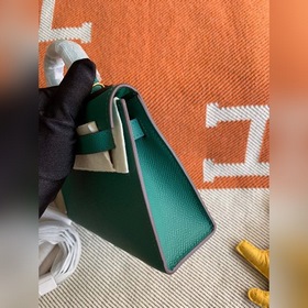 Hermès Kelly Mini сумка второго поколения, импортная кожа Epsom, 