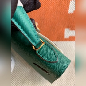 Hermès Kelly Mini сумка второго поколения, импортная кожа Epsom, 