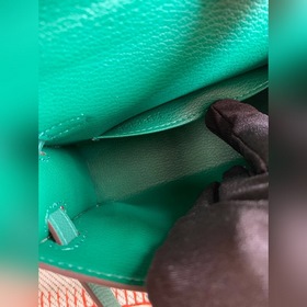 Hermès Kelly Mini сумка второго поколения, импортная кожа Epsom, 
