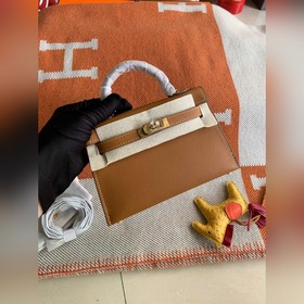 Hermès Kelly Mini сумка второго поколения, импортная кожа Epsom,