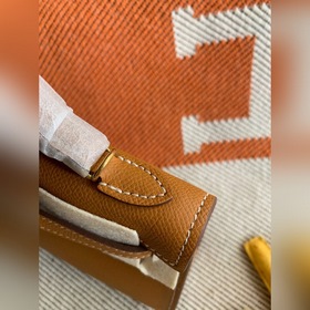 Hermès Kelly Mini сумка второго поколения, импортная кожа Epsom, 