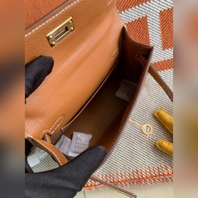 Hermès Kelly Mini сумка второго поколения, импортная кожа Epsom, 