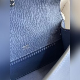 Hermes Mini Kelly PouchetteСумка ручной работы, драгоценный синий
