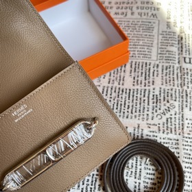 Hermès Rouli Slim сумка через плечо с застежкой виде свиного носа
