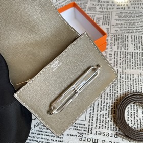 Hermès Rouli Slim сумка через плечо серебряной застежкой Ever Co