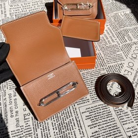 Hermès Rouli Slim сумка через плечо серебряной застежкой Ever Co