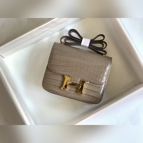Hermès Constance Kang с крокодиловым узором, сумка через плечо Сп