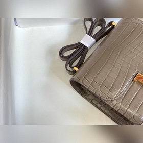 Hermès Constance Kang с крокодиловым узором, сумка через плечо Сп