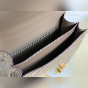 Hermès Constance Kang с крокодиловым узором, сумка через плечо Сп