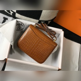 Hermès Constance Kang с крокодиловым узором, сумка через плечо Сп