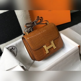 Hermès Constance Kang с крокодиловым узором, сумка через плечо Сп
