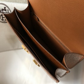 Hermès Constance Kang с крокодиловым узором, сумка через плечо Сп