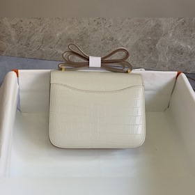 Hermès Constance Kang с крокодиловым узором, сумка через плечо Сп