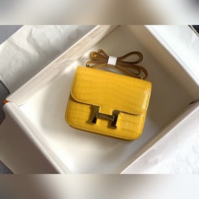 Hermès Constance Kang с крокодиловым узором, сумка через плечо Сп