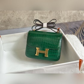 Hermès Constance Kang сумка через плечо с крокодиловым узором Спе
