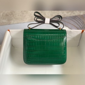Hermès Constance Kang сумка через плечо с крокодиловым узором Спе