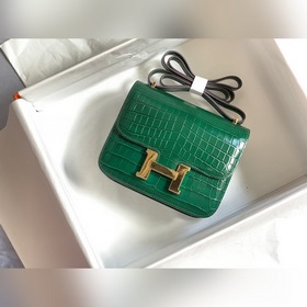 Hermès Constance Kang сумка через плечо с крокодиловым узором Спе