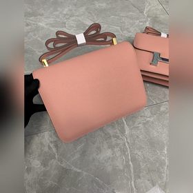 Hermès Constance Констас, сумка стюардессы, кожа Epsom, золотая и
