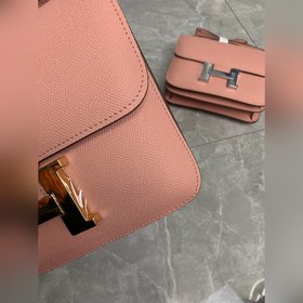 Hermès Constance Констас, сумка стюардессы, кожа Epsom, золотая и