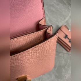 Hermès Constance Констас, сумка стюардессы, кожа Epsom, золотая и