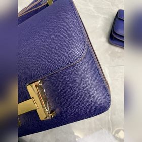 Hermès Constance Констас, сумка стюардессы, кожа Epsom, золотая и