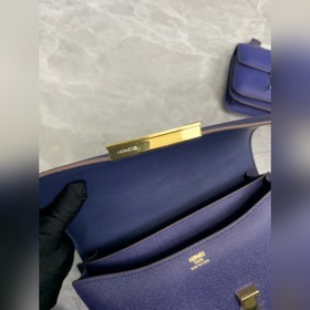 Hermès Constance Констас, сумка стюардессы, кожа Epsom, золотая и