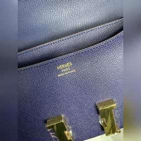 Hermès Constance Констас, сумка стюардессы, кожа Epsom, золотая и