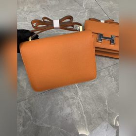 Hermès Constance Констас, сумка стюардессы, кожа Epsom, золотая и